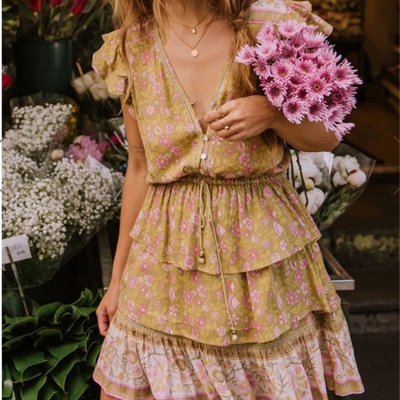 Spell Dresses & Skirts - 🍒NWT🍒 SPELL RARA PLAYDRESS